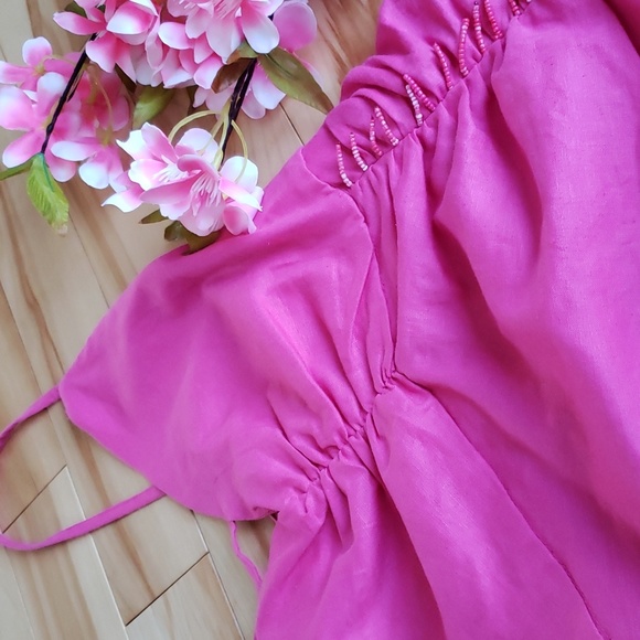 ZARA Linen blend mini dress - Picture 8 of 11